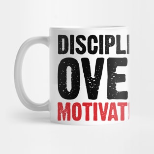 Discipline Over Motivation v2 Mug